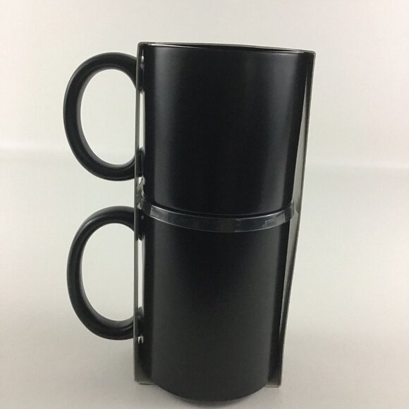 Star Wars Dad & Kid Stacking Mugs Hallmark Darth Vader Coffee Cups Disney New - Picture 4 of 6